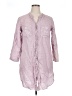 Unbranded 100% Nylon Pink 3/4 Sleeve Button-Down Shirt Size XL (estimated) - photo 1