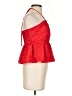 Milly 100% Polyester Red Sleeveless Blouse Size S - photo 4