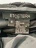 Etcetera 100% Nylon Black Formal Skirt Size 4 - photo 4