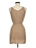 Shein 100% Polyester Tan Cocktail Dress Size 6 - photo 2