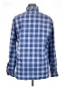 Paul Fredrick Color Block Blue Long Sleeve Button-Down Shirt Size XL - photo 2