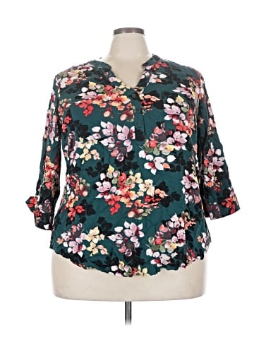 Torrid 3/4 Sleeve Blouse (view 1)