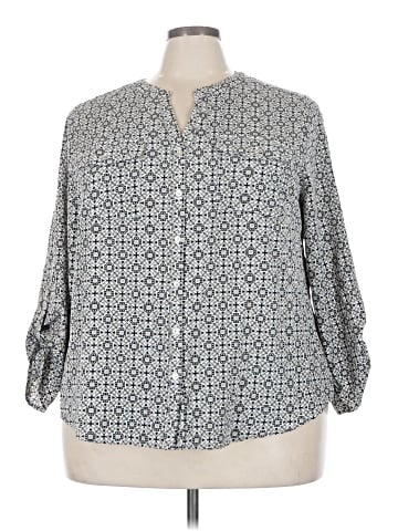 Notations 3/4 Sleeve Blouse (view 1)