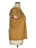 J.Crew Gold Short Sleeve Top Size XL - photo 4