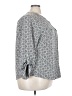 Notations Print Gray 3/4 Sleeve Blouse Size 3X - photo 4