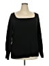 Talbots 100% Merino Wool Black Long Sleeve Blouse Size 3X - photo 1
