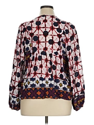 Solitaire 3/4 Sleeve Blouse (view 2)