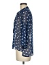 Collective Concepts Hearts Blue 3/4 Sleeve Blouse Size M - photo 5