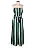 Soprano 100% Polyester Stripes Green Jumpsuit Size L - photo 1