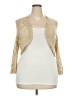 Torrid 100% Acrylic Gold Cardigan Size 2X Plus (2) - photo 1