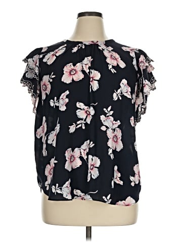 Ann Taylor Short Sleeve Blouse (view 1)
