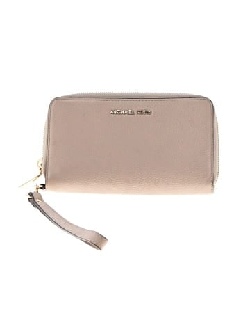 MICHAEL Michael Kors Leather Wristlet (view 1)