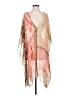 Nic + Zoe 100% Polyester Orange Kimono Size Sm - Med - photo 1