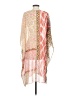 Nic + Zoe 100% Polyester Orange Kimono Size Sm - Med - photo 2