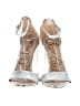 Sam Edelman 100% Leather Metallic Silver Sandals Size 8 1/2 - photo 2