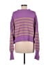 Free People Stripes Purple Pullover Sweater Size M - photo 2