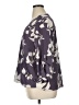 West Kei 100% Polyester Purple 3/4 Sleeve Blouse Size XL - photo 5
