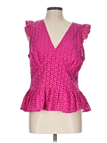 INC International Concepts Short Sleeve Blouse (view 1)