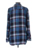 Talbots Outlet 100% Viscose Plaid Blue Long Sleeve Button-Down Shirt Size M - photo 2
