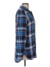 Talbots Outlet 100% Viscose Plaid Blue Long Sleeve Button-Down Shirt Size M - photo 4