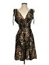 Cupshe Paisley Brown Cocktail Dress Size 3 - photo 1