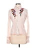 Aziz White Long Sleeve Blouse Size M - photo 1