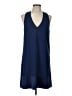 Alice + Olivia 100% Polyester Blue Casual Dress Size L - photo 1