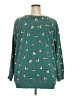 Torrid Print Teal Pullover Sweater Size 3X Plus (3) - photo 2