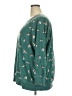 Torrid Print Teal Pullover Sweater Size 3X Plus (3) - photo 5