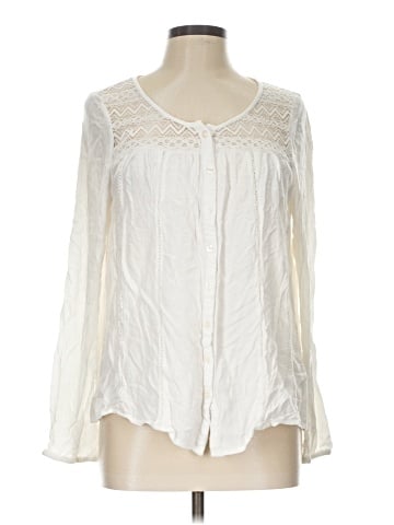 Aeropostale Long Sleeve Blouse (view 1)
