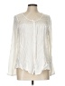 Aeropostale 100% Rayon Ivory Long Sleeve Blouse Size L - photo 1