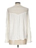 Aeropostale 100% Rayon Ivory Long Sleeve Blouse Size L - photo 2
