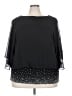 MSK Black 3/4 Sleeve Blouse Size 3X - photo 1