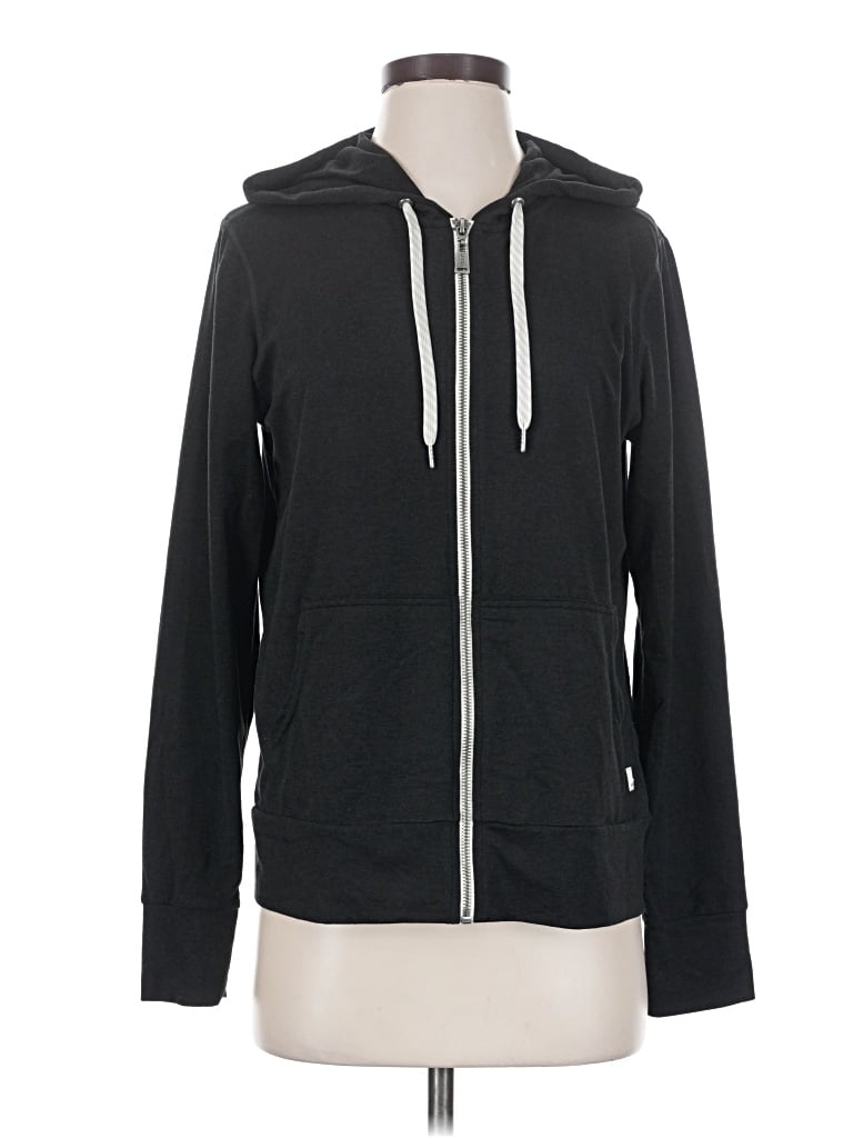 Pre-owned Vuori Zip Up Hoodie In Black