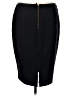 Boden Solid Black Formal Skirt Size 10R - photo 2