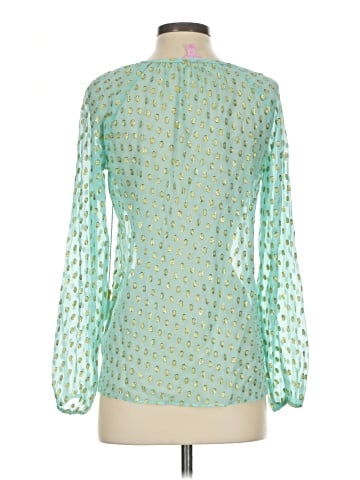 Lilly Pulitzer Long Sleeve Silk Top (view 2)