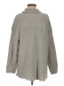 Real Clothes 100% Polyester Gray Turtleneck Sweater Size P (petite) - photo 1