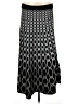 Cato Graphic Black Formal Skirt Size M - photo 1