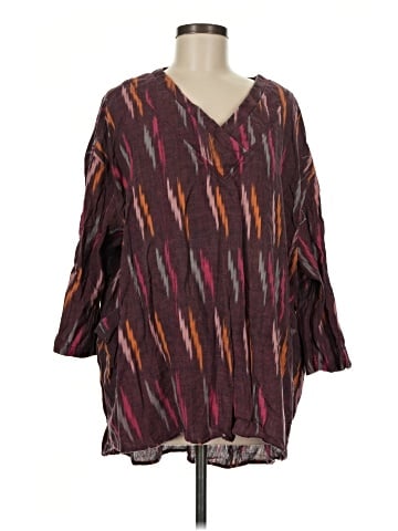 World Market 3/4 Sleeve Blouse (view 1)