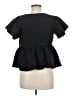 Express 100% Polyester Black Short Sleeve Top Size M - photo 2