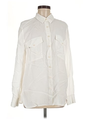 Zara Long Sleeve Button-Down Shirt (view 1)