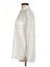 Zara 100% Viscose Ivory Long Sleeve Button-Down Shirt Size M - photo 5
