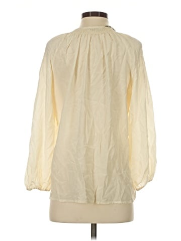 Tucker 3/4 Sleeve Silk Top (view 2)