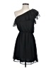 Eyelash Couture 100% Polyester Solid Black Cocktail Dress Size S - photo 1