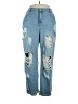 Shein Curve Hearts Blue Jeans Size 14 Plus (1) - photo 1