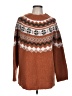 Aerie Chevron-herringbone Brown Pullover Sweater Size L - photo 1