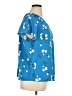 Hilary Radley 100% Polyester Blue Short Sleeve Blouse Size XL - photo 4