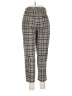 H&M Plaid Gray Casual Pants Size 6 - photo 2