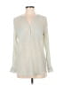 Old Navy 100% Cotton Ivory Long Sleeve Blouse Size M - photo 1
