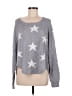 Vintage Havana Stars Gray Pullover Sweater Size M - photo 1
